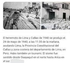 El terremoto de lima y callao de 1940 se produjo el 24 de mayo de 1940 a las 11 35 de la mañana hora local asolando lima la provincia constitucional del callao y zona costera del departamento de lima en perú. Lheyla á´Šá´‹áµ‡áµ˜áµ—áµ—áµ‰Ê³ On Twitter Para Los Que No Saben Que Esta Pasando En Peru En Lima Hubieron Rayos Truenos Y Relampagos Despues De 80 Anos Es Muy Extrano Para Muchos Este Suceso Dato