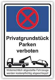 Missachten sie ein generelles oder durch ein schild gekennzeichnetes parkverbot, müssen sie für einen solchen verstoß gegen die geltenden verkehrsregeln mit sanktionen rechnen. Parkverbotschild 6400 Parken Verboten Gelb Grosse Din A4 Eur 9 90 Picclick De