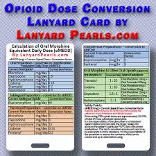 opioid conversion chart