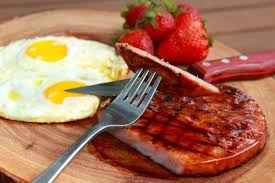 Grilled Balsamic and Brown Sugar Glazed Ham Steak