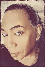 I've been wearing my hair slicked back in a (ponytail) but thinking about  wearing it down again sometimes. What do you think? Photo Artwork by- Loris  Diran... Mustache painted