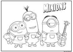 Amongst the options, you will find a banana or two depicted amongst the printable coloring pages. 27 Minions Coloring Pages Free Ideas Minions Coloring Pages Free Coloring Pages Coloring Pages
