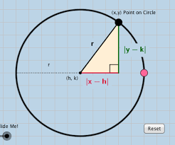 Circle Equation Center H K Circle Interior And Exterior Angles Quadratics