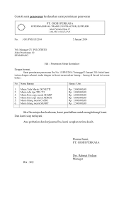 Contoh Surat Permintaan Otopsi Surat Cv Kreatif Mesin Kantor
