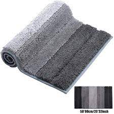 Assorbono l'acqua e impediscono al pavimento di bagnarsi, in seguito si asciugano facilmente. Xiyunte Non Scivolare Tappetini Per Il Bagno Ciniglia Tappeto Da Bagno Microfibra Assorbente Tappeti E Tappetini Tappeti Morbidi Per Bagno Lavabile In Lavatrice Tappeti Per Doccia Cucina Tappetini Per Il Bagno Casa