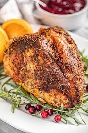 Simple Oven Roasted Turkey Breast - Thestayathomechef.com