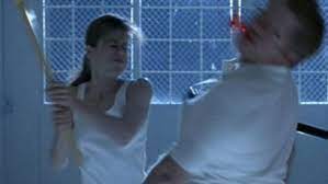 As sarah connor (linda hamilton) watches a playground from behind a chain link fence, a nuclear blasts rips through downtown and sears everything in its path: 12 Brilliant Movie Scenes When Actors Weren T Acting Page 9