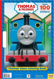 Thomas is a cartoon of the original london steam train. Thomas Giant Coloring Book Thomas The Tank Engine Wikia Fandom