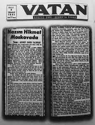 Sitemizde bulunan nazım hikmet ran sözleri için tıklayınız. Raki Sisesinde Balik 15 Ocak 1902 De Selanik De Dogdu Nazim Hikmet
