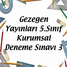 Asagidaki Baglantilardan Gezegen Yayinlari 5 Sinif Ucuncu Kurumsal Deneme Sinavi Pdf Olarak Indirebilirsiniz Cevap Anahtari Baglanti 5 Sinif Gezegenler Sinif