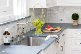 Gray kitchen cabinets are a great compromise between lively, bright white kitchen cabinets and dark, mysterious black kitchen cabinets. Natural Stone Kitchen Backsplash Kitchen Backsplashes Connecticut