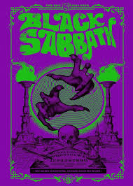Dafony black sabbath world tour wall metal poster retro plaque warning tin sign vintage iron black sabbath poster decorative painting canvas wall art living room posters bedroom painting. Black Sabbath The End Purple Canvas Print Self Adhesive Poster Photo Print