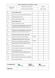 Section id section name tab. 23 Images Of Boiler Sop Template Helmettown Com Steam Boiler Boiler Project Report