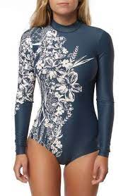 O Neill Elora One Piece Swimsuit Nordstrom Long Sleeve Swimsuit Swimsuits One Piece Swimsuit Slimming