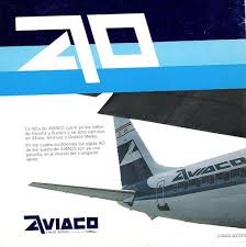 Folleto Aviaco Spanish Airlines Vintage Artwork Jet Setter
