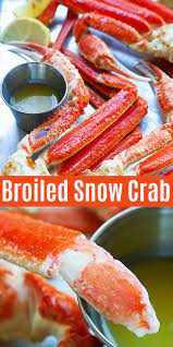 Broiled Snow Crab Cooking Crab Crab Leg Recipes Boiled Crab Legs Recipe