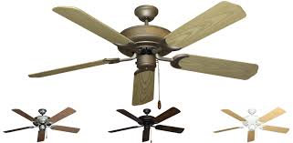 Ceiling fans have been a mainstay on outdoor porches and patios for decades and are a great way to keep your patio comfortable during the warm summer it's a wet rated outdoor fan that is resistant to corrosion from saltwater thanks to stainless steel hardware. 52 Inch Raindance Wet Rated Outdoor Ceiling Fan By Gulf Coast Fans