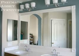 Putting Trim Around Bathroom Mirror Large Bathroom Mirrors Bathroom Mirror Mirror Trim