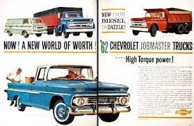 All chevy & gmc truck complete fleetside bed kits. 1962 Chevrolet Fleetside Pickup Truck Classic Vintage Print Ad Chevy Trucks Gmc Trucks Trucks