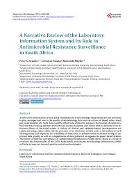 With over 70% of health care decisions based on diagnostic results, we know the importance of high quality tests. Pdf A Narrative Review Of The Laboratory Information System And Its Role In Antimicrobial Resistance Surveillance In South Africa