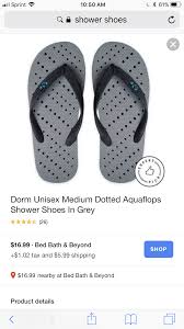 Pin By Natalia Garnes On College Dorm Shower Shoes Bed Bath And Beyond Unisex