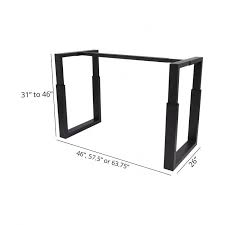 Manual Height Adjustable Heavy Duty Steel Standing Desk Frame Table Frame F In 2020 Standing Desk Frame Adjustable Height Standing Desk Standing Desk Diy Adjustable