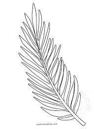 Age 3+ palm frond collage craft. Palm Leaf Coloring Pages Coloring Home