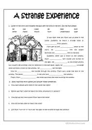 A Strange Experience Worksheet Free Esl Printable Worksheets Made By Teachers Teaching Jobs Reading Comprehension Listening Skills