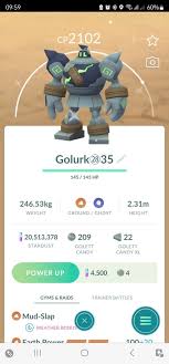 Shiny Golurk ( Golett Evolution ) Pokemon Trade Go | Ebay