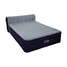 A queen size mattress is 60 inches wide and 80 inches long. Backrest Air Bed With Built In Pump Queen Bed Kmart