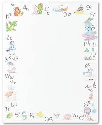 Download 16133 alphabet border stock illustrations, vectors & clipart for free or amazingly low rates! Alphabet Border Letterhead Stationery Backtoschool Borders For Paper Stationery Paper Page Borders Design