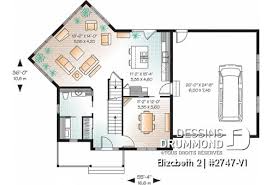 Ce type de plan de maison englobe deux typologies de maison. Plan De Maison A Etage Avec Garage Plans Dessins Drummond