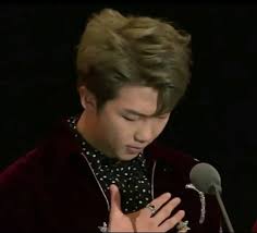 Jimin, v and jungkook were filming for bon voyage season 1 in 2016. Bts Kim Namjoon Mama 2016 I Cried Everytime I Watch Facebook