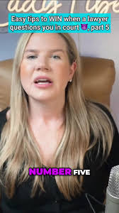 Easy tips to WIN when a lawyer questions you in court, part 5 In our f...