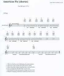 American Pie Chords In C