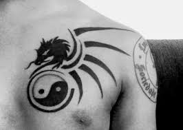 Yin Yang Tattoos For Chest Ying Yang Tattoo Chest Tattoo Men Yin Yang Tattoos