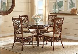 Island Sunrise Brown 5 Pc Dining Set Dining Room Sets Dark Wood Dining Room Sets Rooms To Go Furniture Cheap Living Room Sets