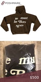 Printed on a yeezy hoodie blank. Cpfm Born Again Cactus Plant Flea Market Hoodie Cpfm Born Again Hoodie Sweatshirt Brown Cactus Plant Flea Market Brand New M Hoodies Flea Market Cactus Plants