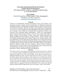 Nilai negara dan pemerintahan dalam islam adalah intrumental dan bukan tujuan itu sendiri, adalah pendapat: 82 Article Text 257 1 10 20201231