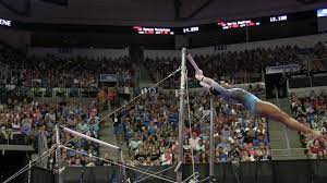 There, each gymnast performed again; Simone Biles Uneven Bars 2016 P G Gymnastics Championships Sr Women Day 2 Youtube