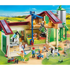 Playmobil 70132 Country Grande Ferme Avec Silo Et Animaux Taille Taille Unique Animaux Playmobil Country Playmobil