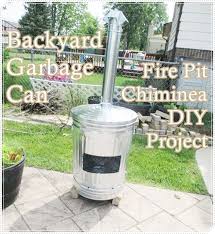 Put together two chairs, a palm springs color palette, a shapely fire urn and a couple glasses of merlot, and you're bound to evoke some meaningful conversations. Backyard Garbage Can Fire Pit Chiminea Diy Project Homesteading The Homestead Survival Com Backyard Diy Diy Projects