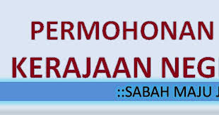 (a) bidang dan peringkat pengajian 1. Badukan Com Permohonan Biasiswa Kerajaan Negeri Sabah 2016 Online