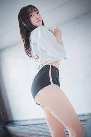 3840x1080px | free download | HD wallpaper: Hanari (하나리), women, model,  Asian, DJAWA, T-shirt, short shorts | Wallpaper Flare