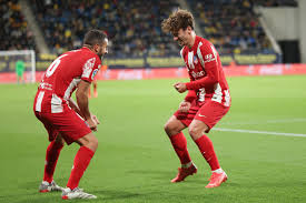 Darstellung der heimbilanz von atletico madrid . Rayo Vallecano 0 1 Atletico Madrid Koke Seals Derby Victory