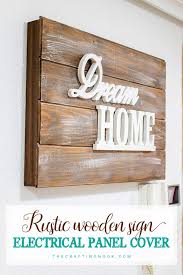 In every apartment i've lived in the electrical panel was painted the same color as the wall. 10 Inspiring Ways To Conceal An Electrical Panel Everyday Old House