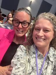 Women's uplifting meeting with heartfelt connection