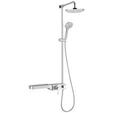 They mimic the downflow of water like rain. Design Shower Head Bar Rainshower Handshower Bath In Silver Sanlingo Ceres Webshop
