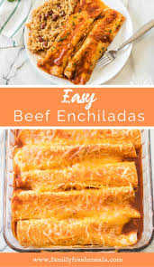 Easy Beef Enchiladas Recipe Familyfreshmeals Beef Enchiladas Easyrecipe Dinner Mexi Easy Beef Enchiladas Beef Enchilada Recipe Dinner Recipes Easy Family
