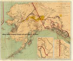 Gold Mines In Alaska Map Google Search Map Art Print Stretched Canvas Prints Alaska Art